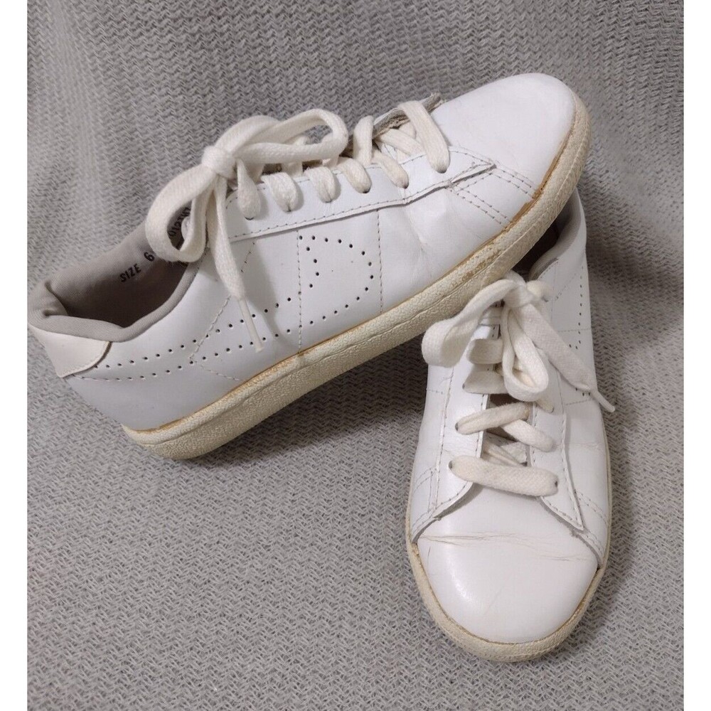 VINTAGE NIKE WIMBLTON Trainer Tennis Shoes Women's Size 6 - 831012TH7 Racquette